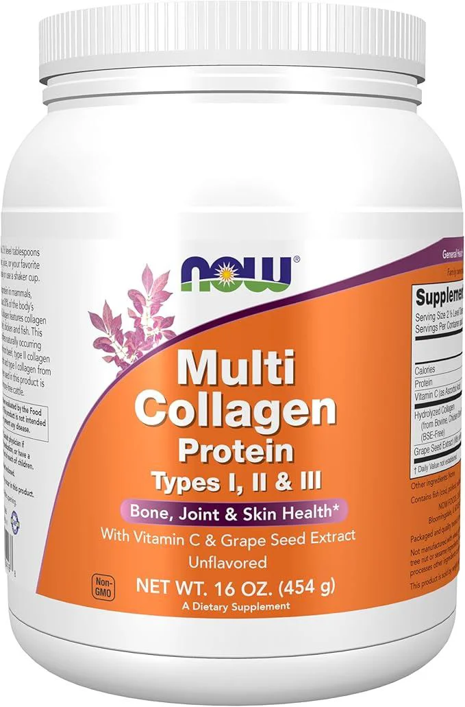 image for Multi Collagen Protein Now Foods, 454g foto