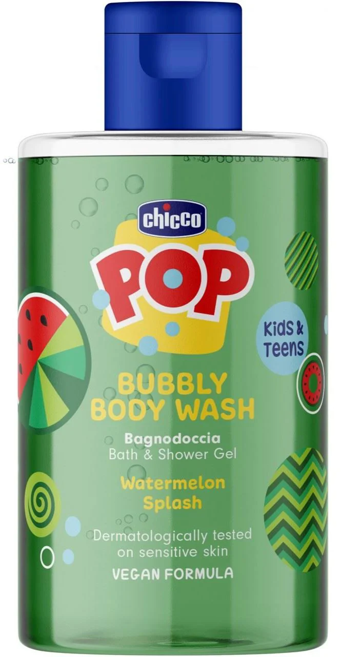 image for Gel de dus si spuma de baie Chicco POP cu pepene verde, 300 ml foto