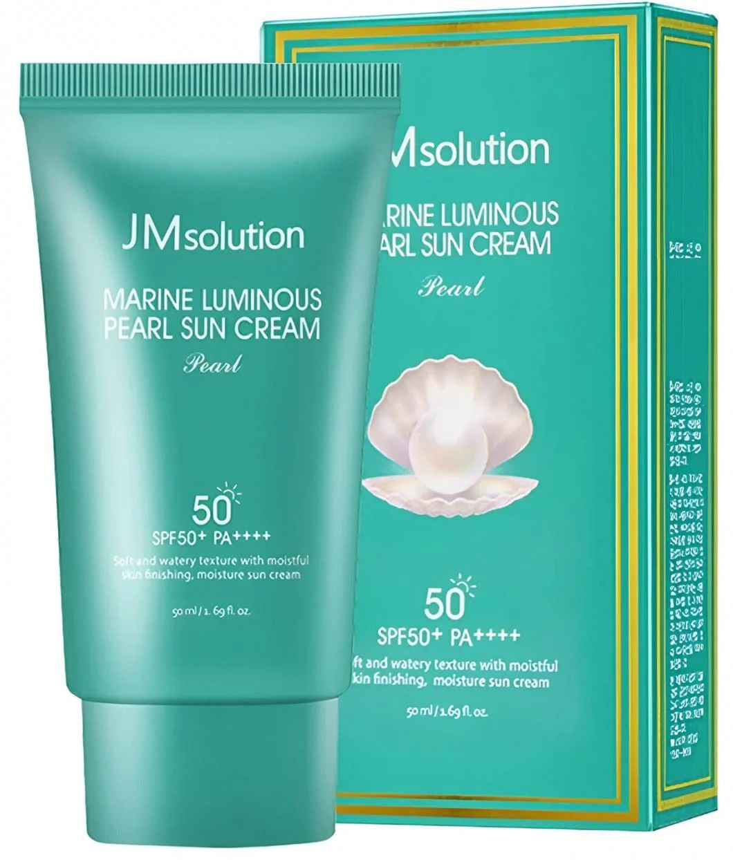 Крем с солнцезащитой JM Solution Marine Luminous Pearl Sun Cream SPF50+ PA++++, 50 мл foto
