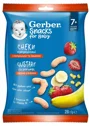 Кукурузные палочки Gerber с бананом и клубникой (7+ мес.), 28 г foto
