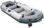 Надувная лодка Intex Mariner 4 с вёслами и насосом, 328x145x48 см, до 500 кг foto