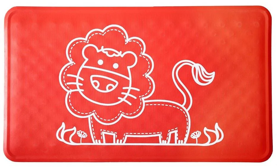 image for Коврик противоскользящий резиновый для ванной Red Lion Roxy Kids, 34x58 см foto