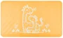 Коврик противоскользящий резиновый для ванной Yellow Giraffe Roxy Kids, 34x58 см foto