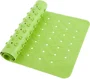 Коврик противоскользящий резиновый для ванной с отверстиями Green Roxy Kids, 35x76 см foto