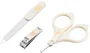 Set pentru manichiura cu foarfeca, pila si unghiera Roxy Kids Beige foto