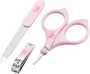 Set pentru manichiura cu foarfeca, pila si unghiera Roxy Kids Pink foto