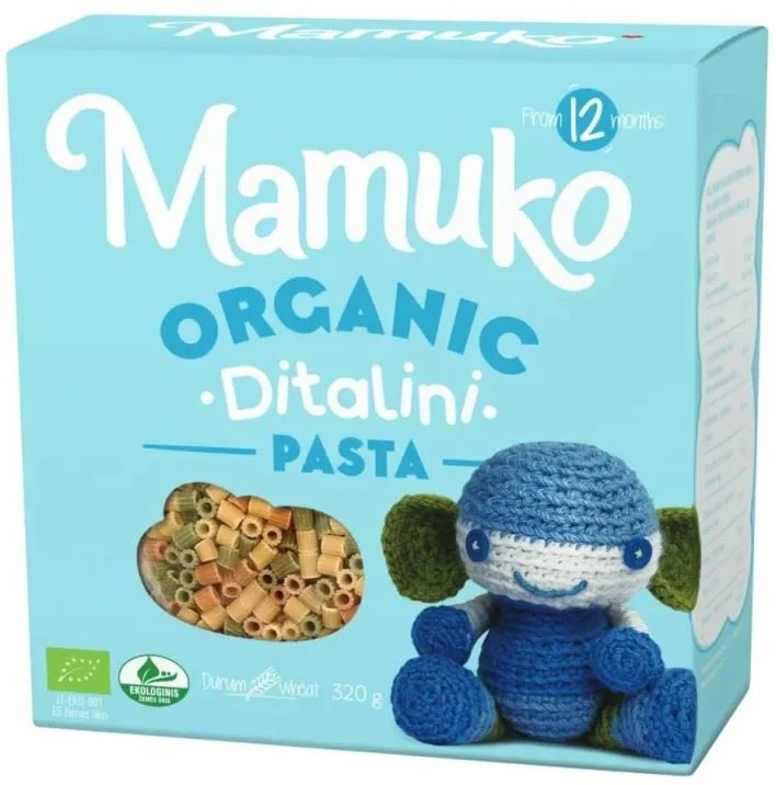 image for Paste biologice Mamuko Ditalini (12+ luni), 320 g foto