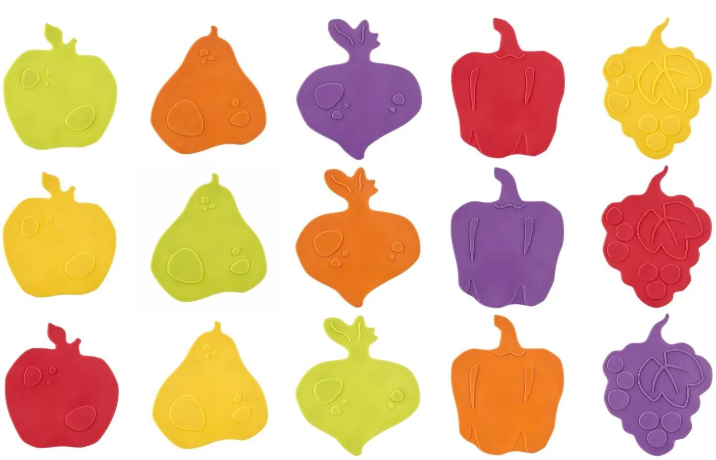 image for Набор мини-ковриков противоскользящих для ванной Roxy Kids Fresh Mix, 15 шт. foto