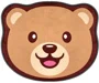 Мягкий коврик с эффектом памяти Roxy Kids Teddy, 50x60 см foto