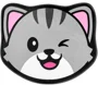 Мягкий коврик с эффектом памяти Roxy Kids Cat, 50x60 см foto