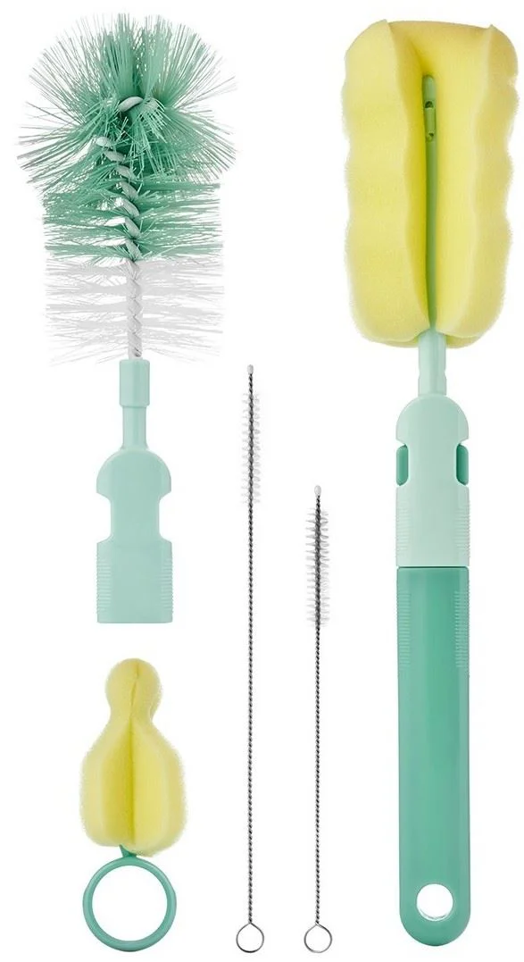 Set perii pentru biberoane Roxy Kids Blue, 5 buc. foto