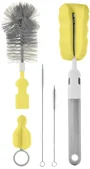 Set perii pentru biberoane Roxy Kids Grey, 5 buc. foto