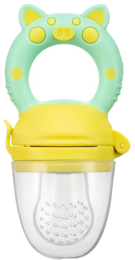 image for Ниблер для прикорма Roxy Kids с силиконовой сеточкой Piggy Mint foto