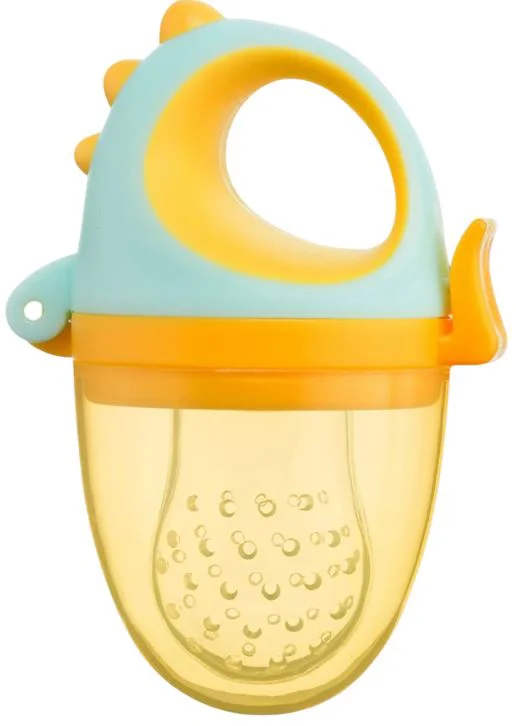 image for Ниблер для прикорма Roxy Kids с силиконовой сеточкой Dino foto