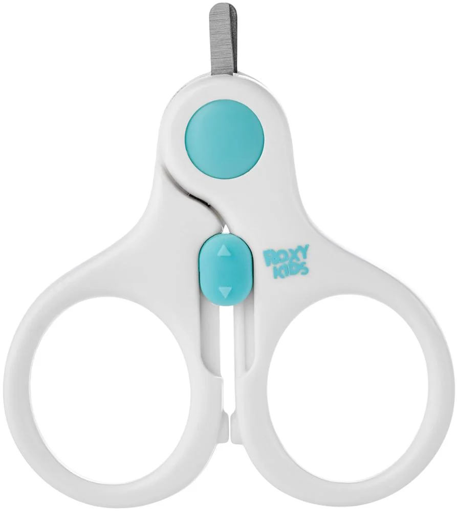 image for Ножницы для новорождённых с замочком Roxy Kids Blue foto