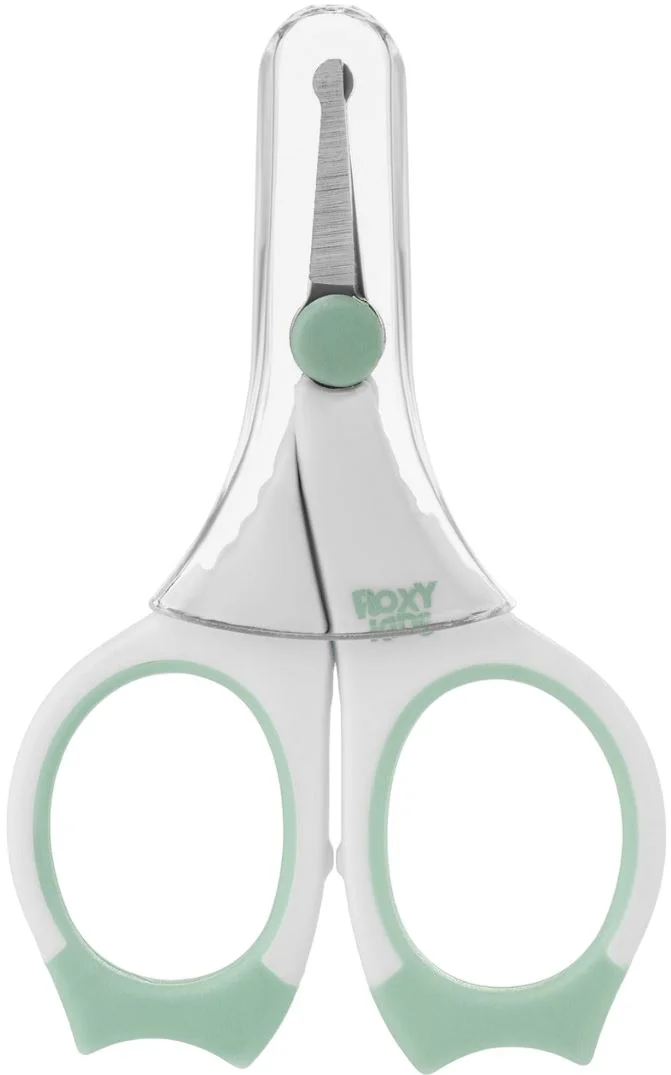 image for Ножницы для новорождённых с прорезиненными ручками Roxy Kids Mint foto