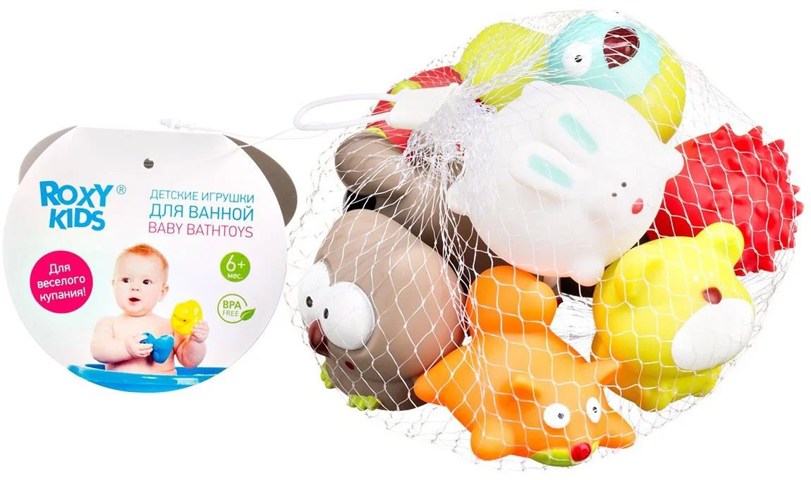 image for Set de jucarii de baie Roxy Kids Forest Creatures, 9 buc. foto