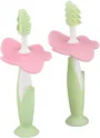 Набор зубная щётка + массажная щётка Roxy Kids Light Green foto