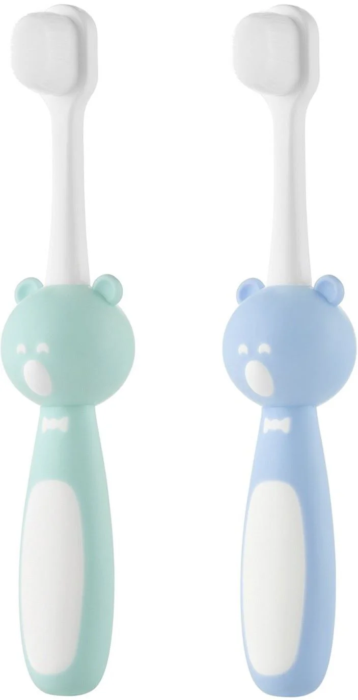 Набор зубных щёток Roxy Kids Teddy Mint&Blue, 2 шт. foto