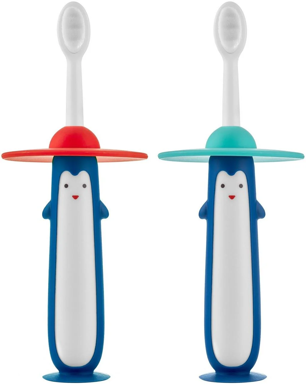 image for Набор зубных щёток Roxy Kids Penguin Blue&Red, 2 шт. foto