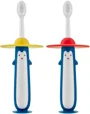 Набор зубных щёток Roxy Kids Penguin Yellow&Red, 2 шт. foto