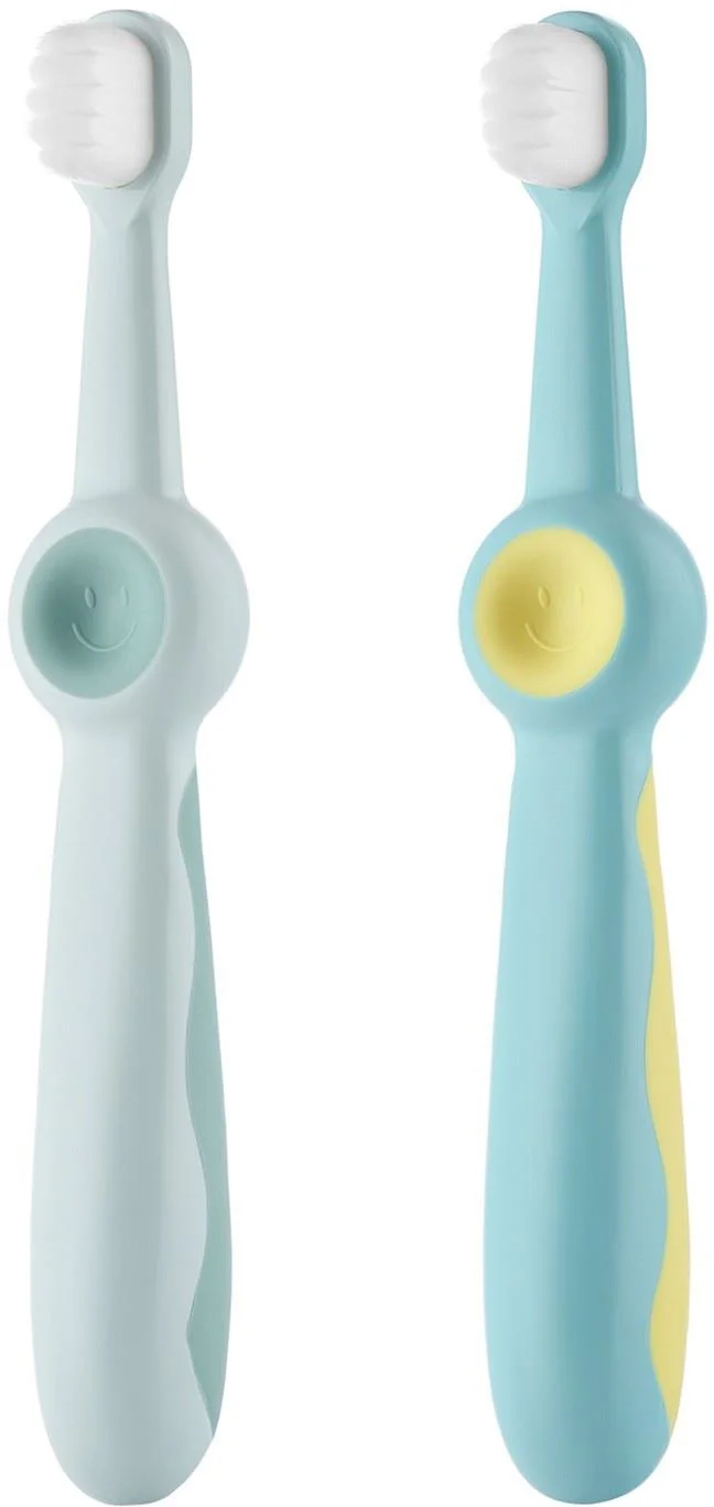 image for Набор зубных щёток Roxy Kids Smiley Green&Blue, 2 шт. foto
