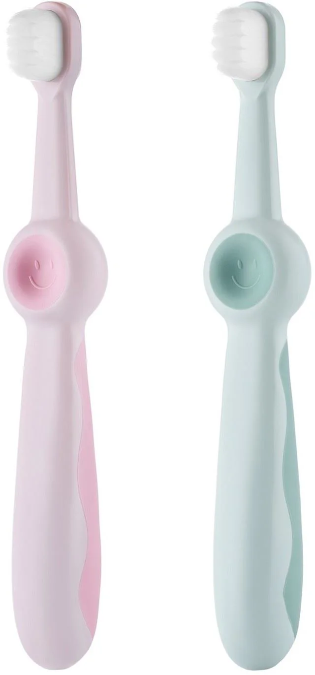 image for Набор зубных щёток Roxy Kids Smiley Green&Pink, 2 шт. foto