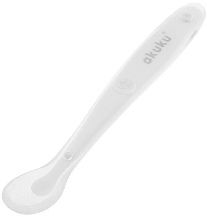 image for Lingurita din silicon Akuku White foto