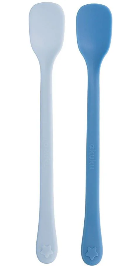 image for Set lingurite Akuku First Feeding Spoon Blue, 2 buc. foto