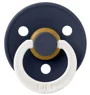 Suzeta rotunda din latex BIBS Glow Deep Space (0-6 luni) foto