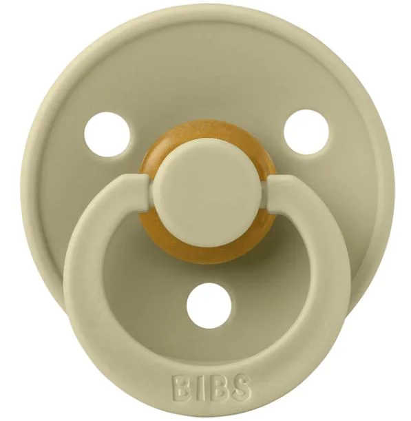 Suzeta rotunda din latex BIBS Khaki (6-18 luni) foto