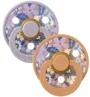 Set 2 suzete rotunde din latex BIBS LIBERTY Colour June Blossom - Pumpkin Mix (0-6 luni) foto