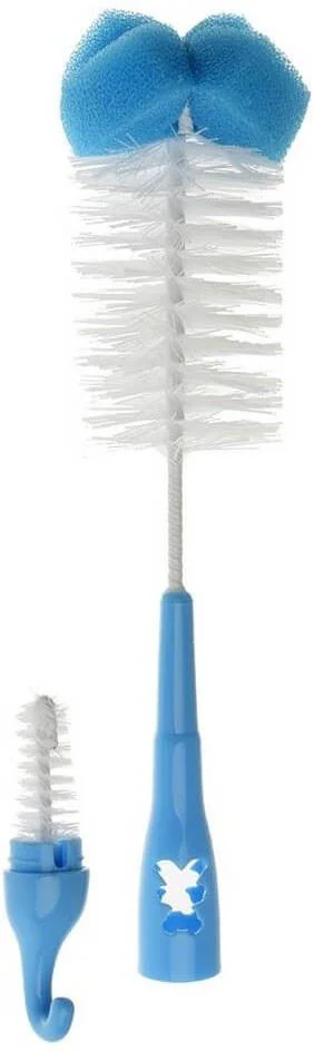image for Set de perii pentru spalat biberoane si tetine Akuku Bear Blue, 2 buc. foto