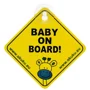 Semn auto cu ventuza Akuku "Baby on Board" foto