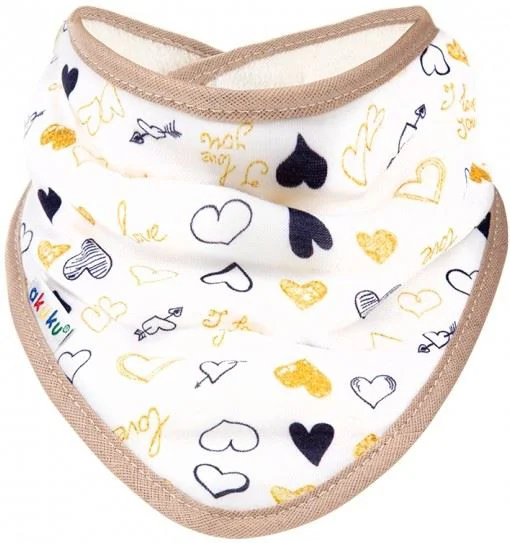 image for Baveta tip bandana Akuku Hearts foto