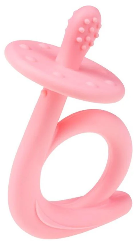 image for Силиконовый прорезыватель Akuku Snail Pink foto