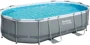 Бассейн Bestway Power Steel Oval, 488x305x107 см, 10949 л, металлический каркас foto