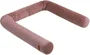 Protectie laterala moale pentru patut Caretero Pink, 200x15 cm foto