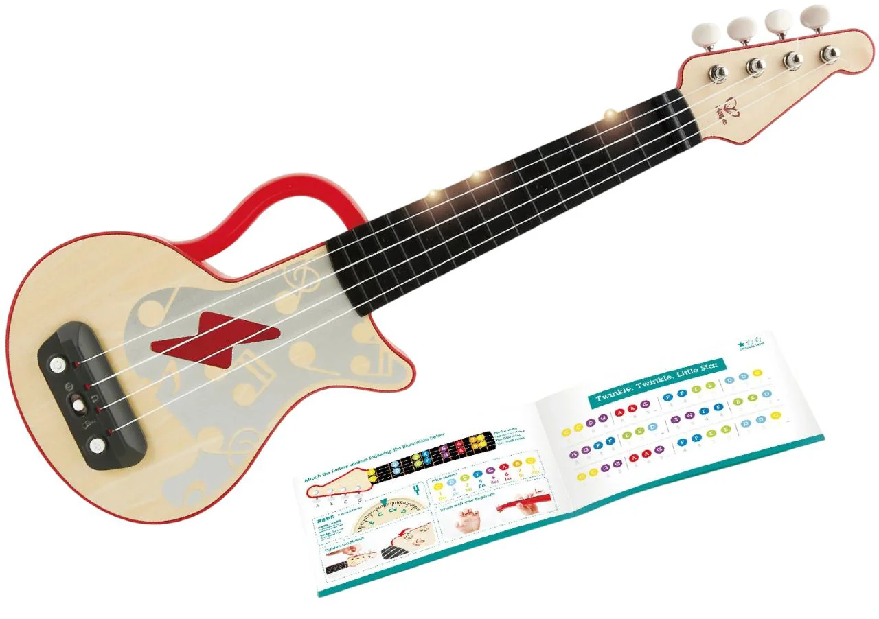 image for Chitara Ukulele cu lumini Hape Red foto