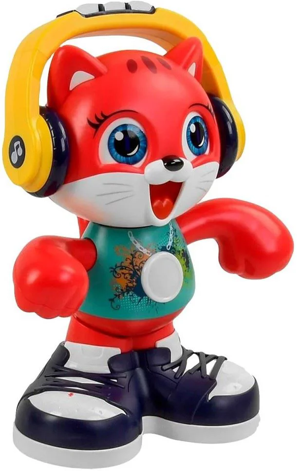 image for Интерактивная игрушка со световыми и звуковыми эффектами Hola Toys Танцующий кот foto