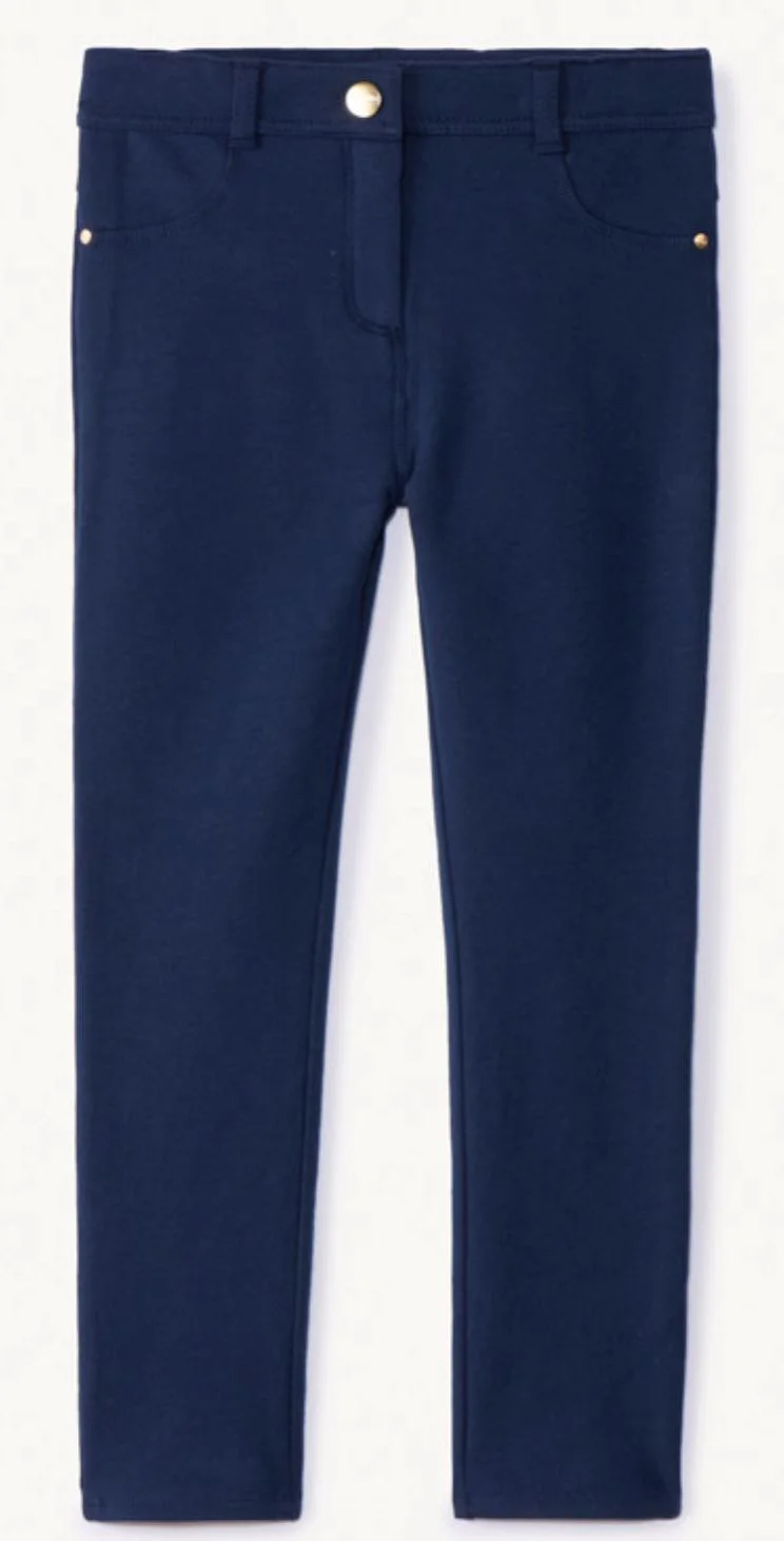 image for Orchestra Pantaloni pentru fete skinny din molton Navy Blue foto