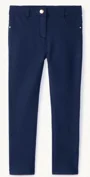 Orchestra Pantaloni pentru fete skinny din molton Navy Blue foto