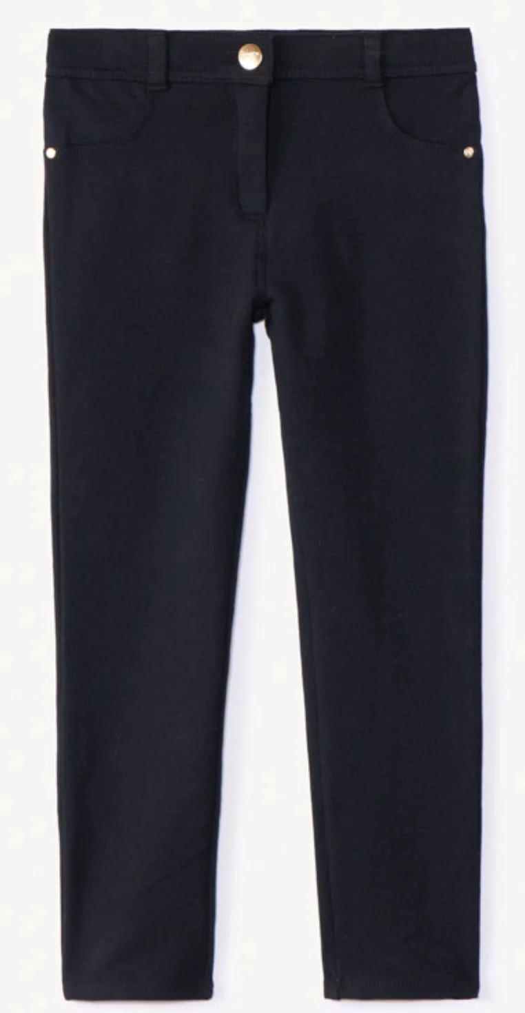 image for Orchestra Pantaloni pentru fete skinny din molton Black foto