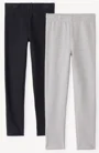 Orchestra Set 2 colanti cu fleece pentru fete Gri foto