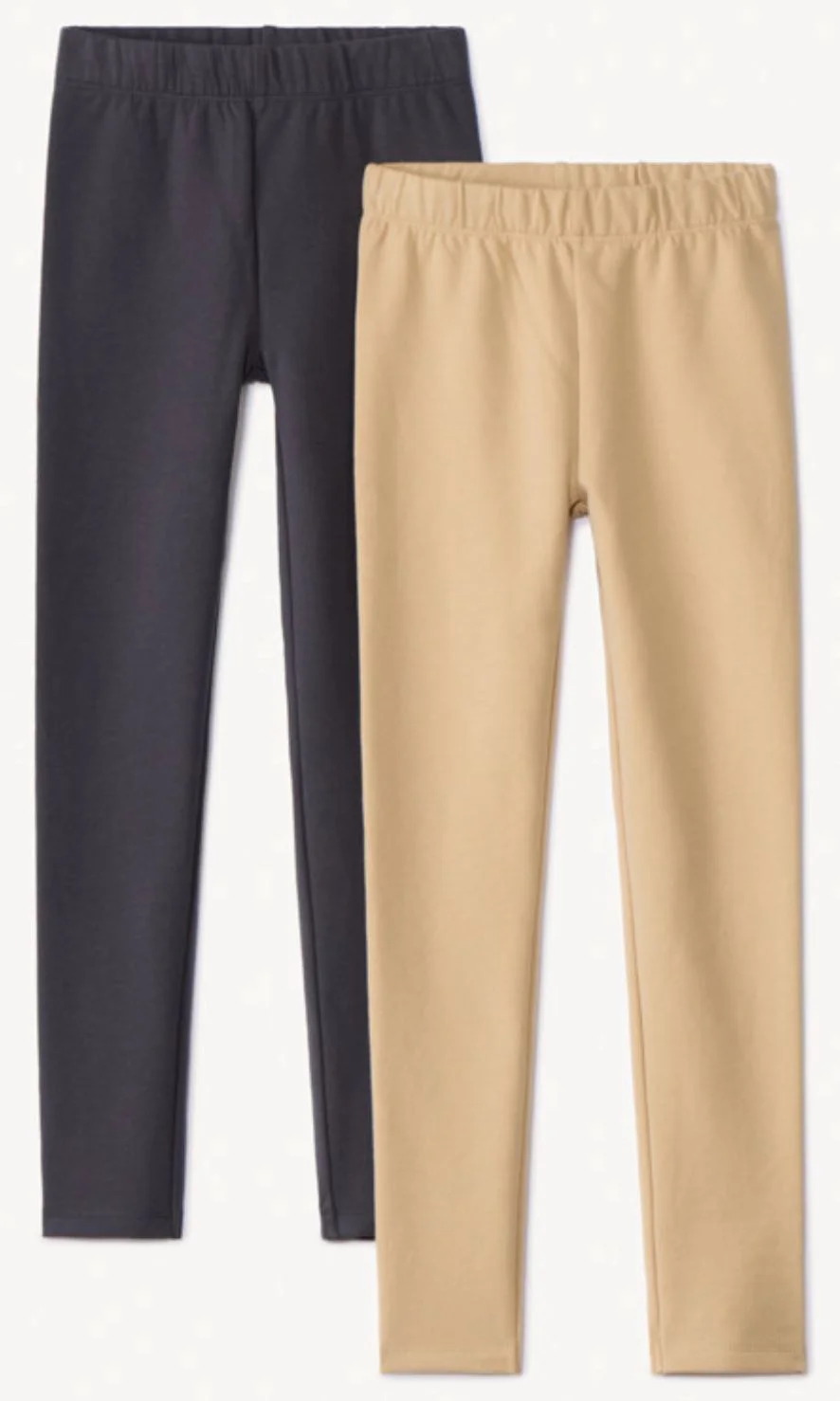 image for Orchestra Set 2 leggings pentru fete cu fleece Beige foto