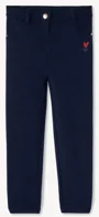 Orchestra Jeggings cu broderie pentru fetite Navy Blue foto