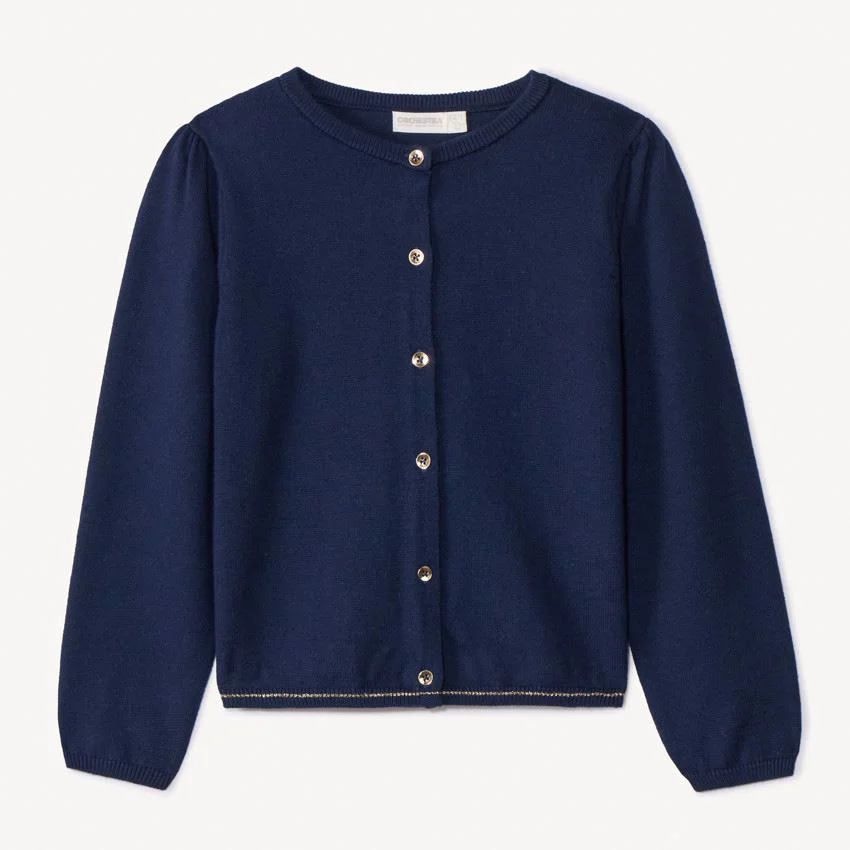 image for Orchestra Cardigan tricotat cu nasturi Navy Blue foto