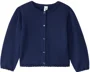 Orchestra Cardigan tricotat cu margine festonata Navy Blue foto