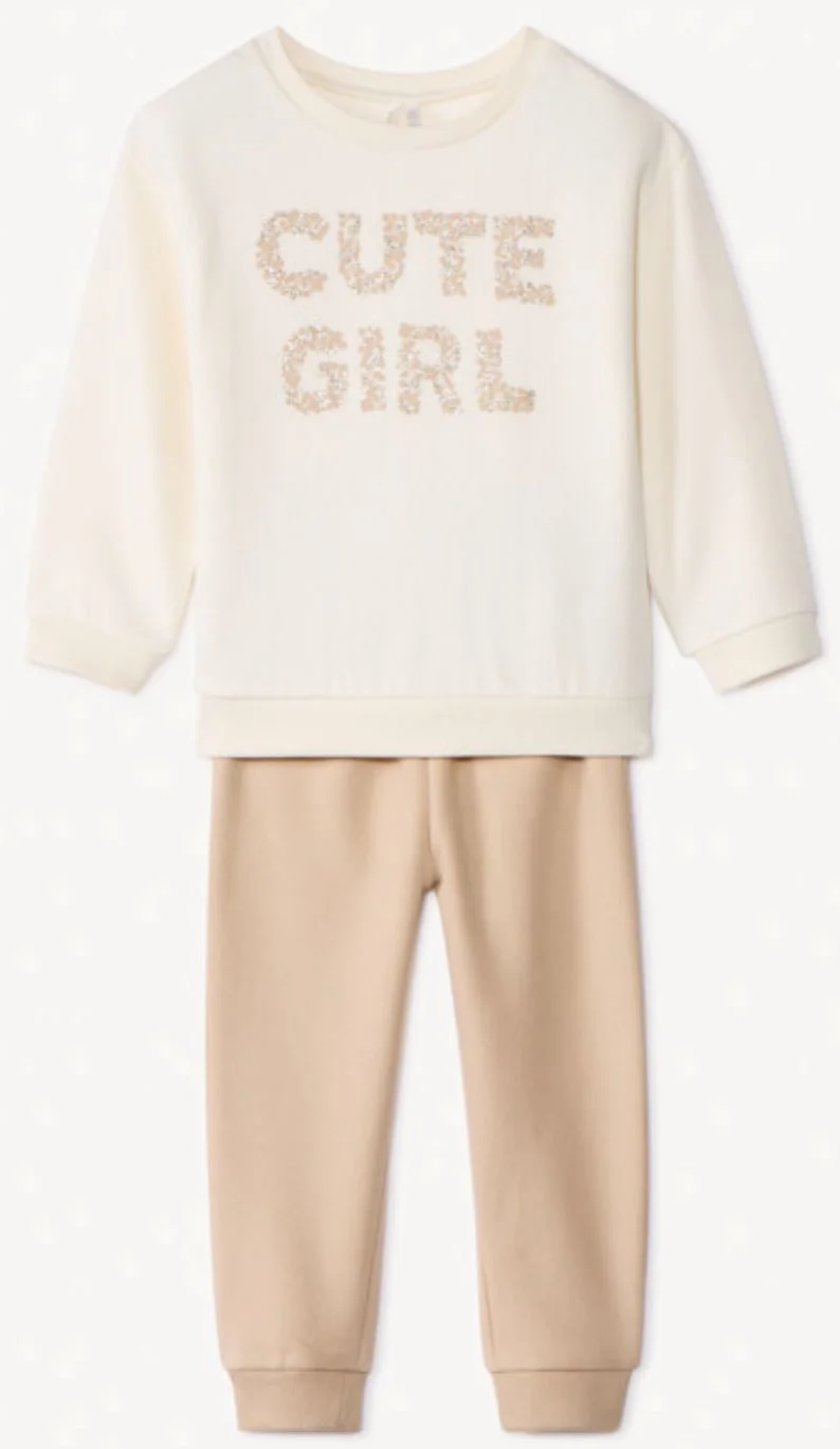 image for Orchestra Set 2 piese Hanorac si pantaloni de trening Cute Girl foto