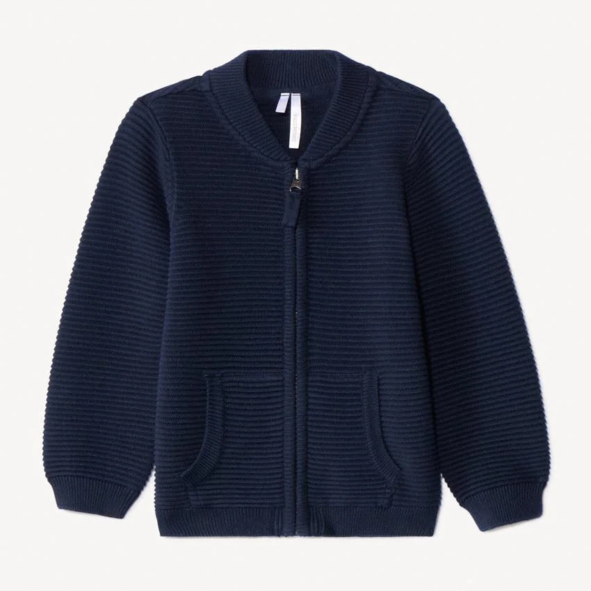 image for Orchestra Cardigan tricotat cu buzunare Navy Blue foto